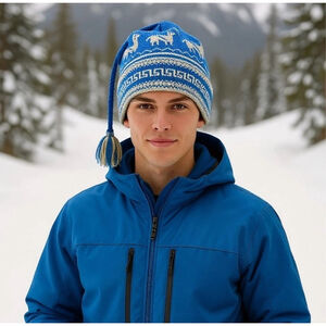 Aardvark Alpaca Wool Hat Unisex Vintage Canada